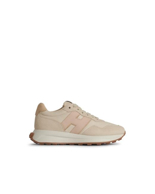 Hogan White H641 Leather Sneakers