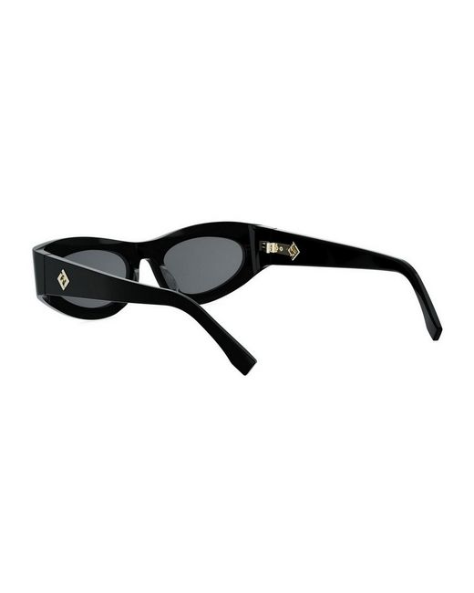 Fendi Black Fe40177U Ff Diamonds 01A Acetate Occhiali Da Sole