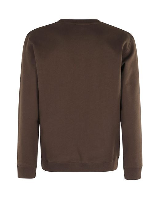Dondup Brown Felpa Girocollo for men