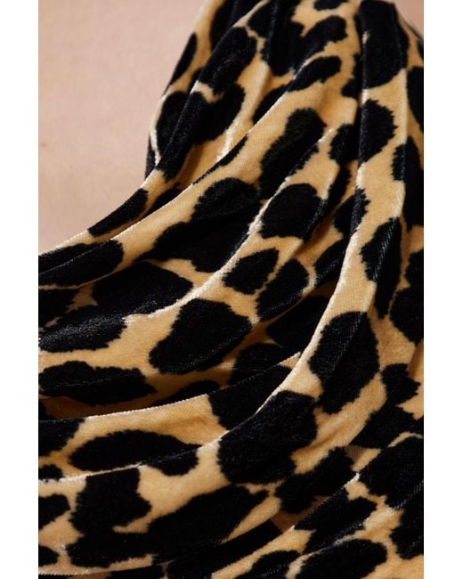 Balmain White Dress With Animal Print