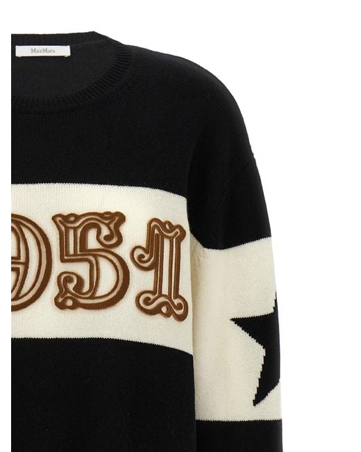 Max Mara Black Dirce' Sweater