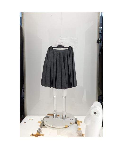 Dior White Skirt Wool