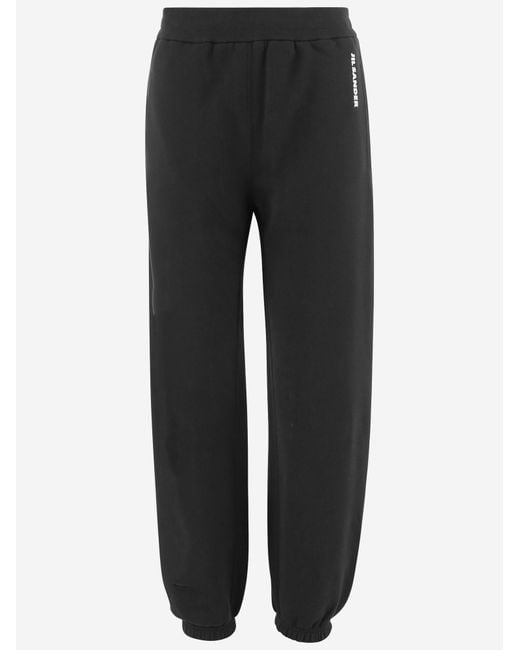 Jil Sander Black Trousers Cotton