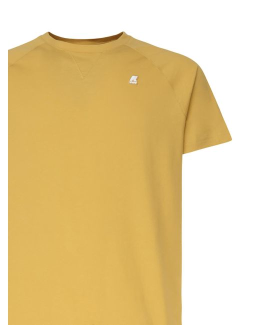 K-Way Yellow T-Shirt for men