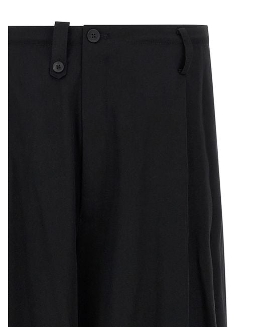 Yohji Yamamoto Black New Standard Wallet' Pants for men
