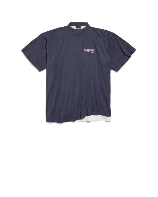 Balenciaga Blue T-Shirts And Polos for men
