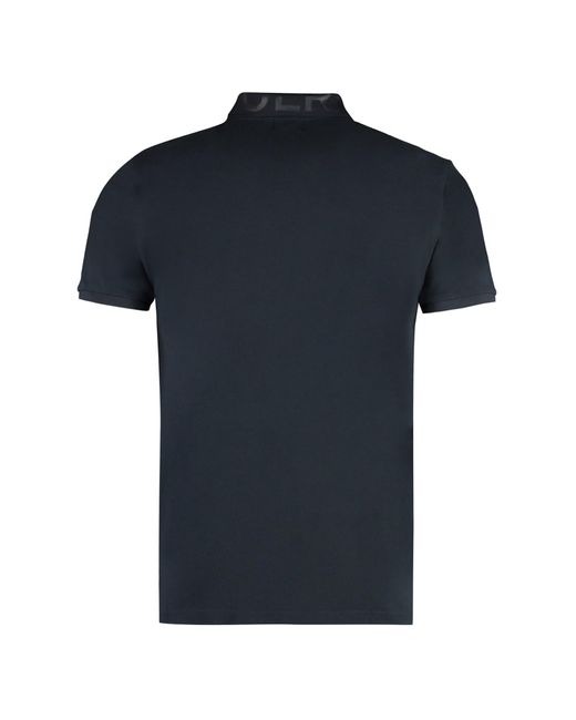 Woolrich Black Cotton-Piqué Polo Shirt for men