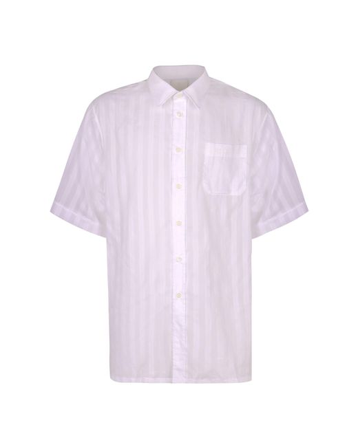 Givenchy Pink Short Sleeve Cotton Shirt for men