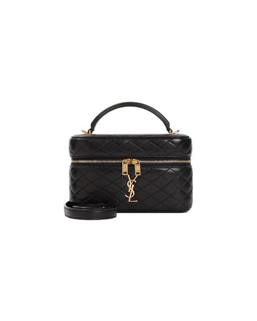 Saint Laurent Black Gaby Vanity Bag
