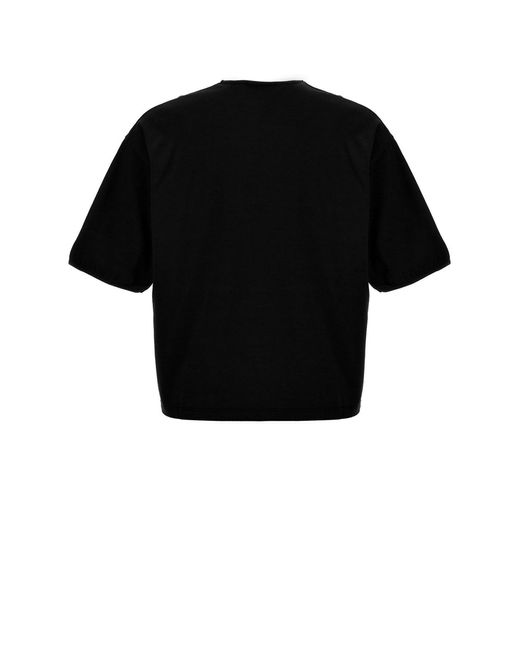 Lemaire Black T-Shirt for men