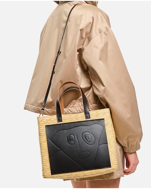 Plan C Black Shopping Bag