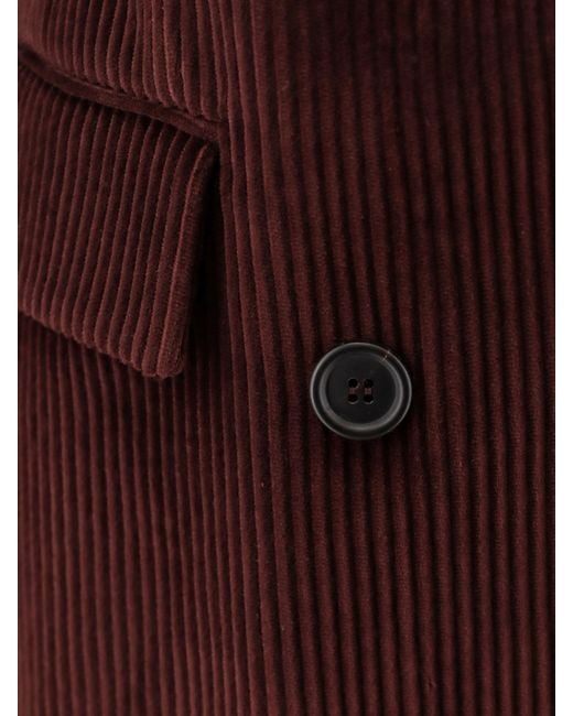 Brunello Cucinelli Purple Corduroy Blazer