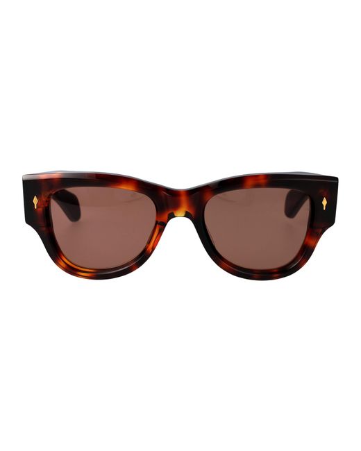 Jacques Marie Mage Brown Chelsea Sunglasses