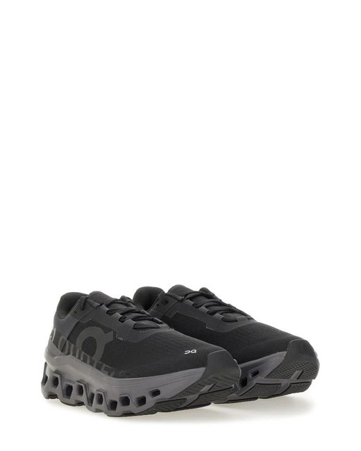 On Shoes Black Cloudmster Sneaker Recycled Polyester Trainers