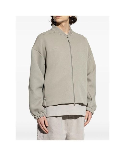 Adidas Gray Track Jacket Cotton Performance for men