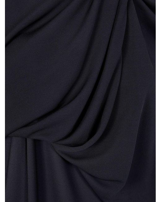 Tom Ford Blue Midi Dress Viscose