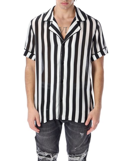balmain striped shirt