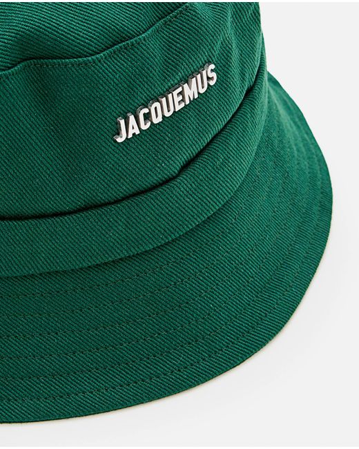 Jacquemus Green Le Bob Gadjo Cotton Bucket Hat
