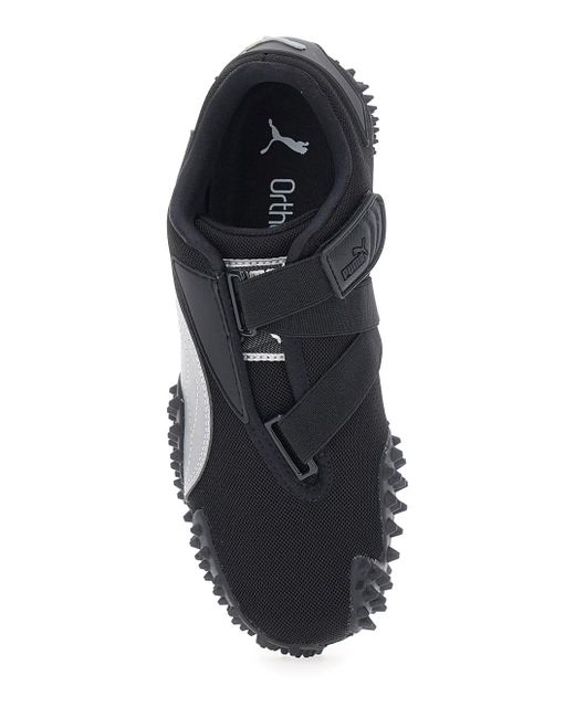PUMA Black 'Mostro Og' Low-Top Sneakers With Logo On Heel