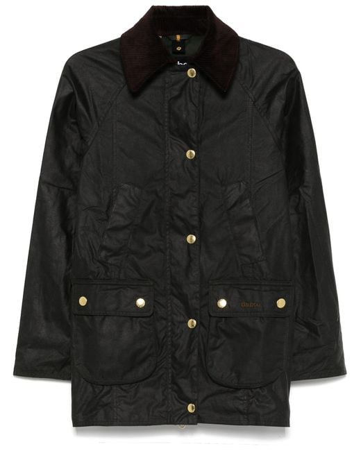 Barbour Black Modern Beadnell Wax Outwear