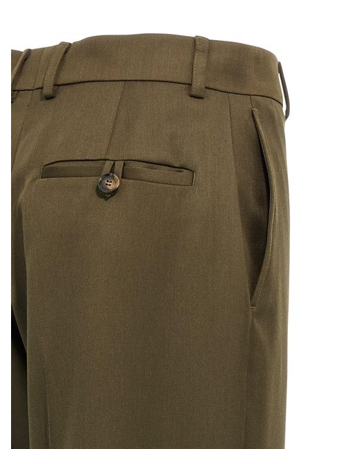 Stella McCartney Green Wool Pants