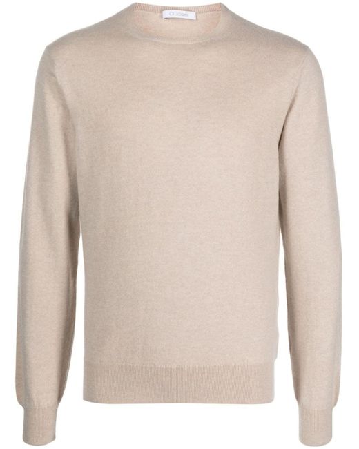 Cruciani Beige Cashmere Sweater in Natural for Men Lyst