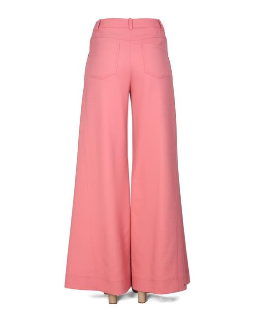 Boutique Moschino Pink Chic Flare Pants