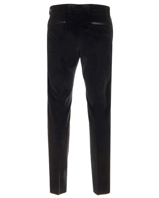 Dolce & Gabbana Blue Classic Tuxedo Trousers for men