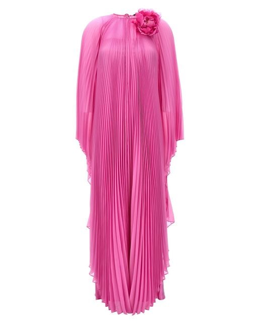 Max Mara Pianoforte Pink Farea Dress
