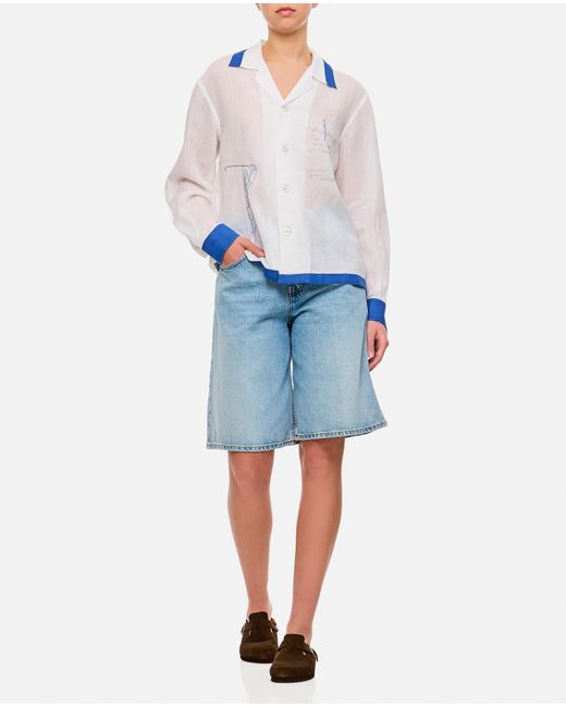 ショートパンツ HAIKURE Bermuda shorts 'Becky fur denim' HAIKURE Becky denim shorts | NET-A-PORTER