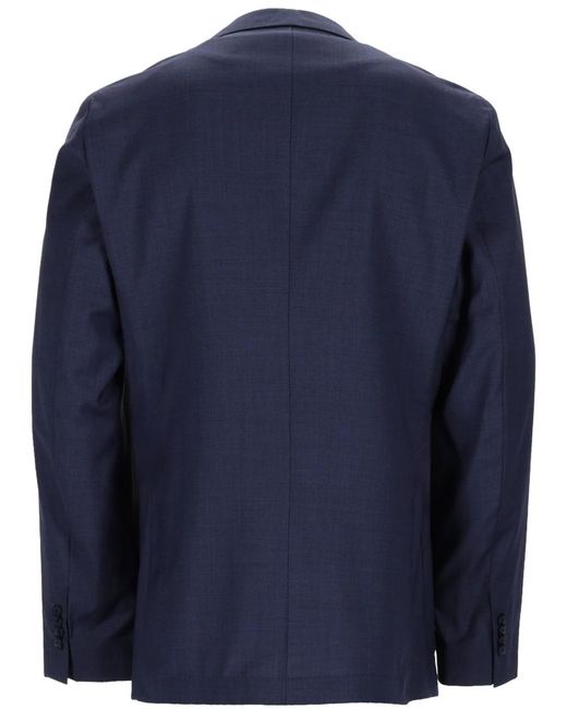 Boss Blue Jacket P-Hanry Virgin Wool for men