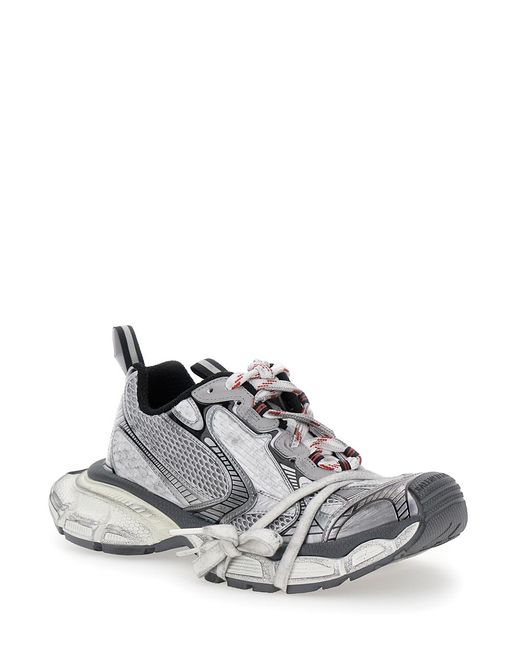 Balenciaga White Sneakers 3Xl Metallic Polyurethane Trainers
