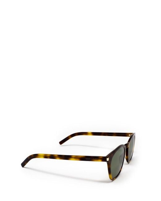 Saint Laurent Green Wellington Sunglasses