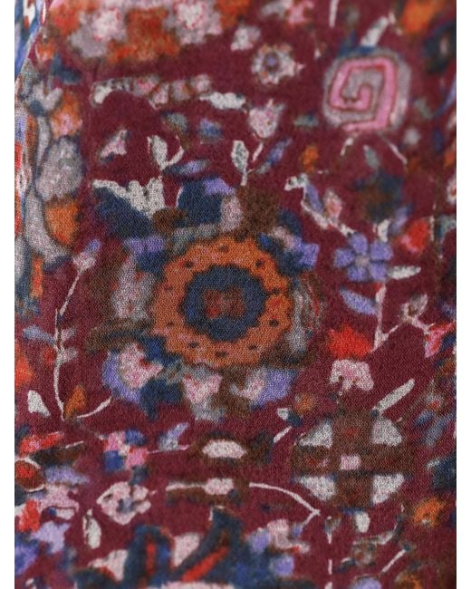 Isabel Marant Red Brigitte Viscose Skirt