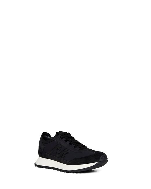 Moncler White Suede And Nubuck Pacey2 Sneakers for men
