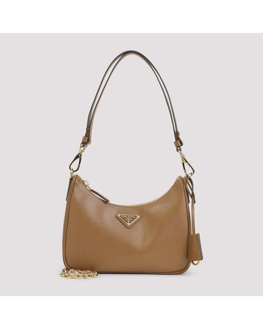 Prada Brown Shoulder Bags