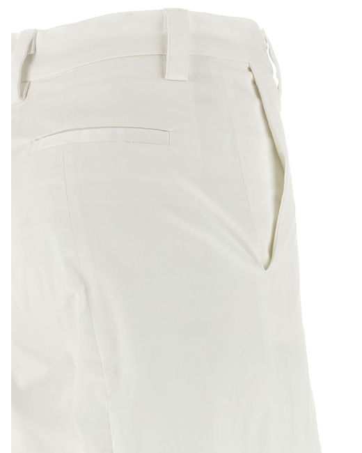 パンツ THE LATEST 'Chino Sculpture Leg' pants Thelatest Chino Sculpture Leg Pants in White | Lyst