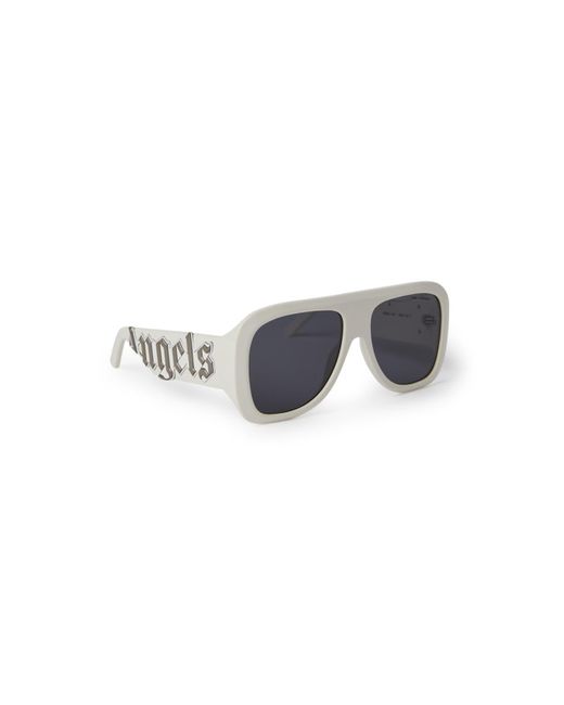 Palm Angels Blue Sonoma Shield Frame Sunglasses