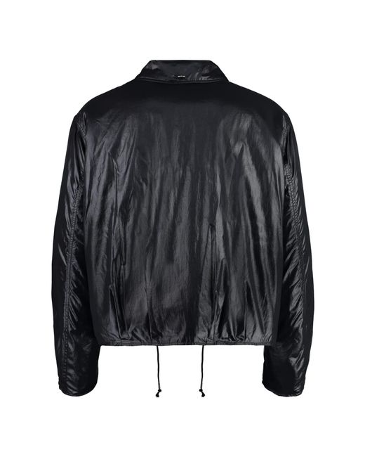 Our Legacy Black Club Techno Fabric Jacket for men