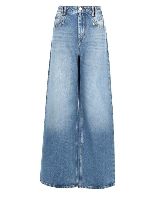 Isabel Marant Blue Trousers Lemony