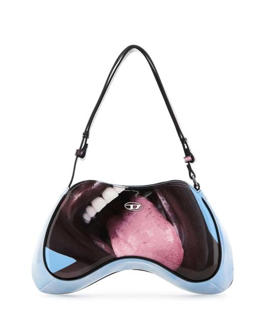 DIESEL Blue Play Shoulder Bag