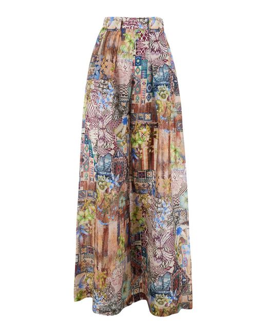 Momoní White Aspen Pant Silk Trousers