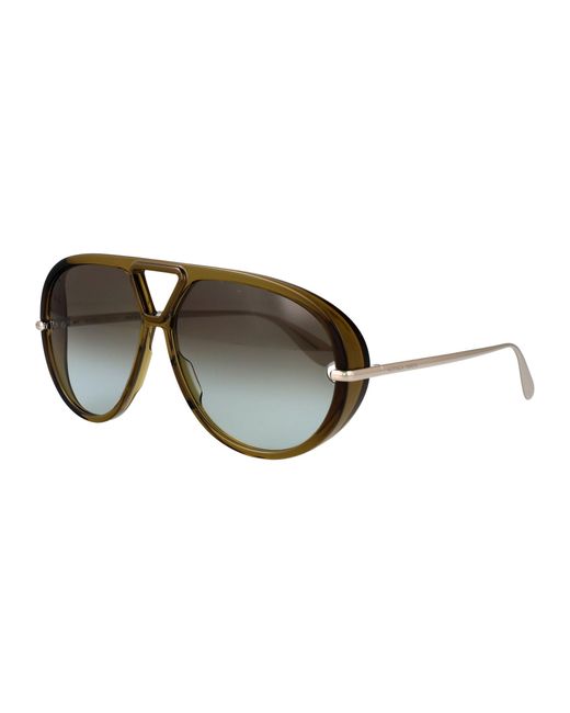Bottega Veneta Gray Acetate Sunglasses