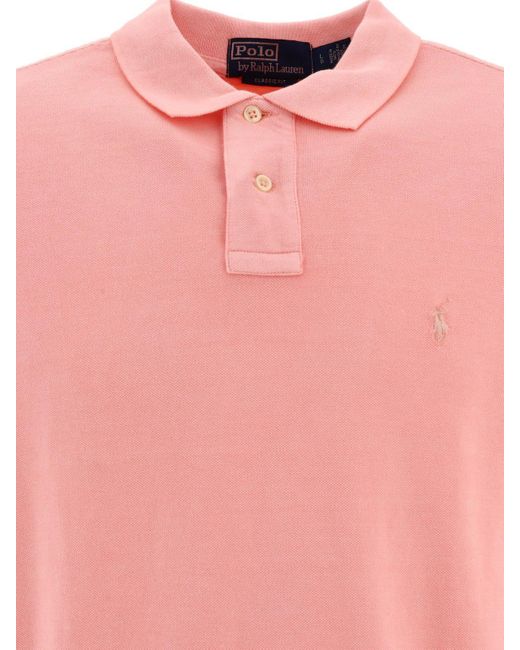Polo Ralph Lauren Pink "Pony" Polo Shirt for men