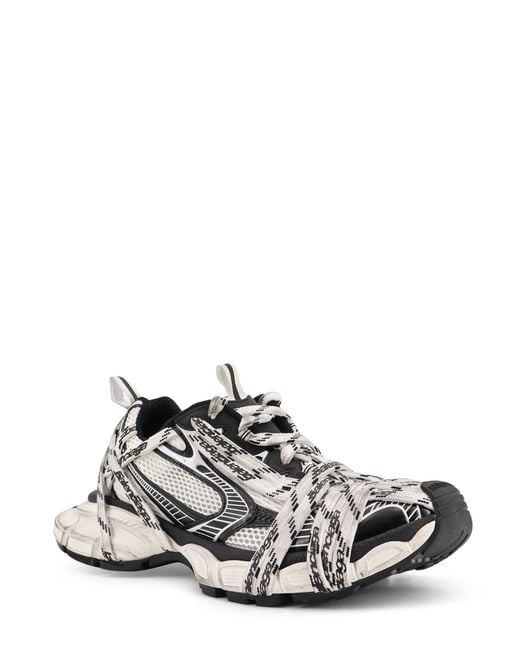 Balenciaga White Multicolor Mesh And Rubber 3xl Extreme Sneakers for men