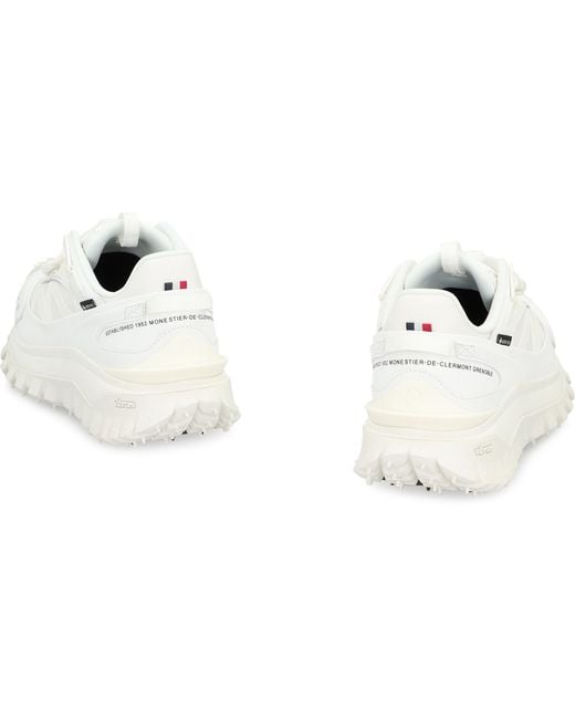 Moncler White Trailgrip Gtx Sneakers For Versatile Activities Polyamide Trainers
