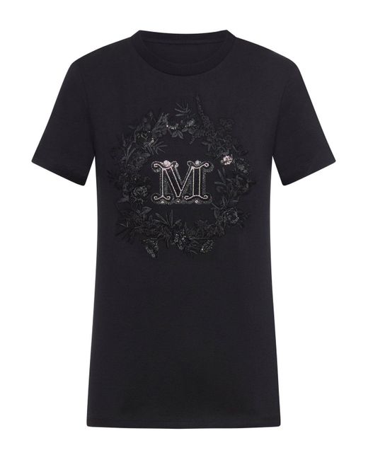 Max Mara Black T-shirts