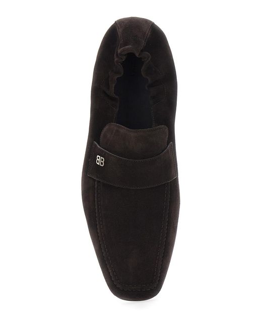 Balenciaga Black Loafers Palermo Leather Calf for men