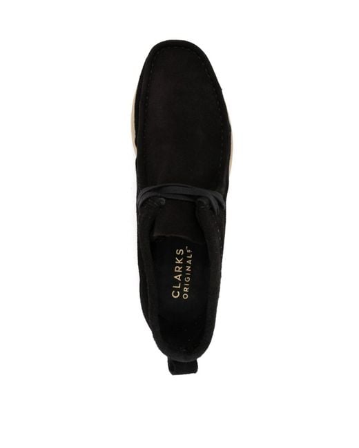 Clarks Black Wallabee Eden Desert Boots Shoes for men