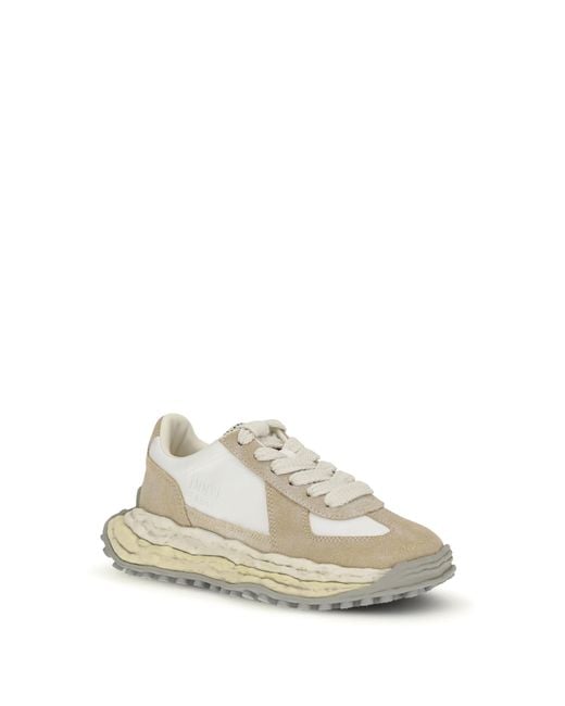 Maison Mihara Yasuhiro White Larry Sneakers Upper: Fabric; Sole: Rubber